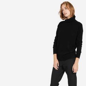 Everlane Cashmere Turtleneck Sweater Black M